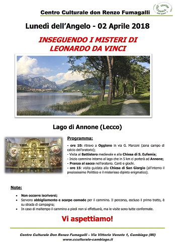 Featured image for “Cambiago (Mi): Inseguendo i misteri di Leonardo da Vinci”