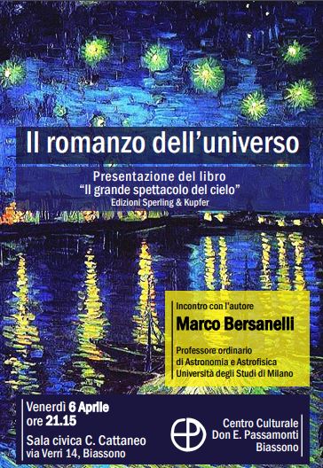 Featured image for “Biassono (MB): Il romanzo dell’Universo”