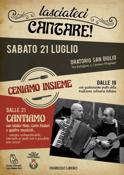 Featured image for “Cassano Magnago (Va): Lasciateci cantare”