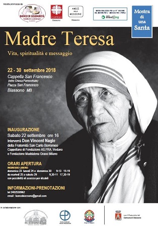 Featured image for “Biassono (MB): Madre Teresa. Vita, spiritualità e messaggio”