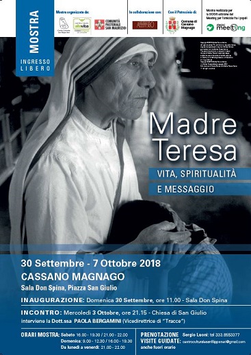 Featured image for “Cassano Magnago (Va): Madre Teresa. Vita, spiritualità e messaggio”