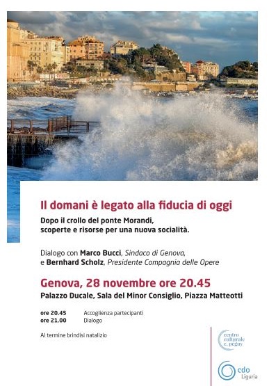 Featured image for “Genova: Il domani è legato alla fiducia di oggi”