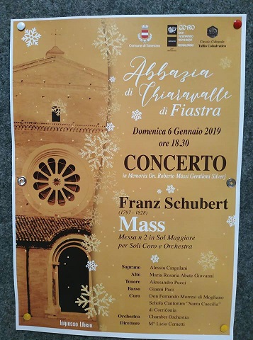 Featured image for “Tolentino (Mc): Franz Schubert. Messa n.2”