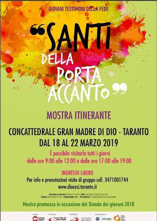 Featured image for “Taranto: Santi della porta accanto”