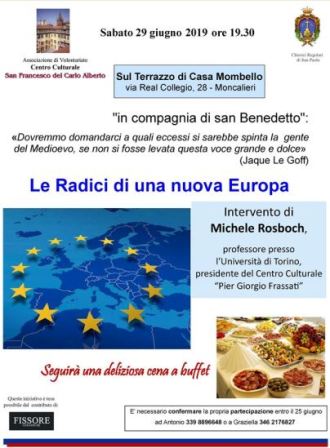 Featured image for “Moncalieri (To): Le Radici di una nuova Europa”