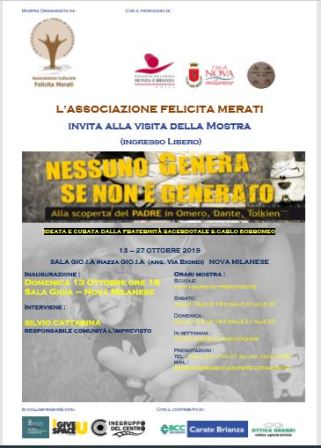 Featured image for “Nova Milanese (Mi): Nessuno genera se non è generato”