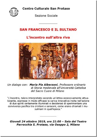 Featured image for “Milano: San Francesco e il sultano”