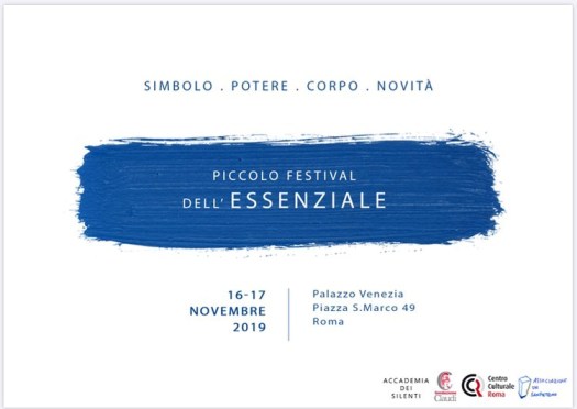Featured image for “Roma: Piccolo Festival dell’Essenziale”