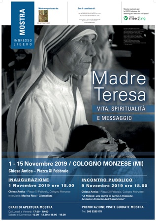 Featured image for “Cologno Monzese (Mi): Madre Teresa , vita spiritualità e messaggio”