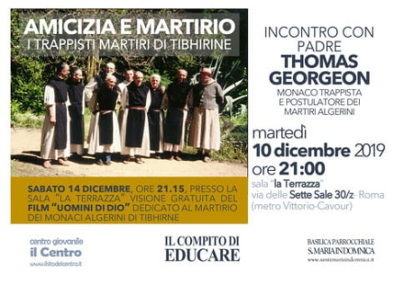Featured image for “Roma: Amicizia e martirio. I trappisti di Tibhirine”