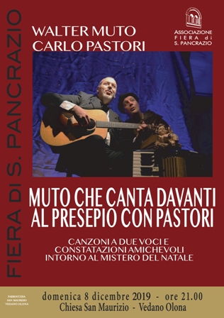 Featured image for “Vedano Olona (Va): Davanti al Presepio con due musicisti”