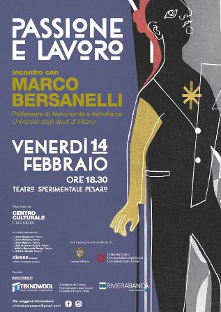 Featured image for “Pesaro (Pu): Incontro con Marco Bersanelli”