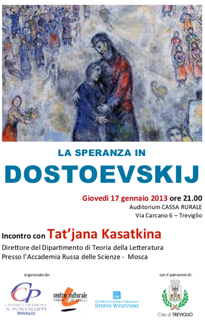 Featured image for “Treviglio (Bg): La speranza in Dostoevskij”