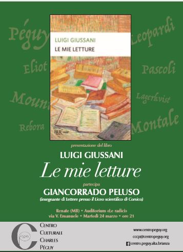 Featured image for “Renate (MB): Le mie letture. Luigi Giussani”