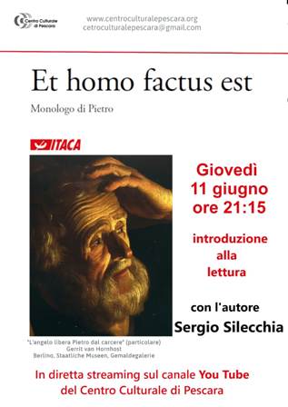 Featured image for “Pescara: Et homo factus est. Monologo di Pietro”