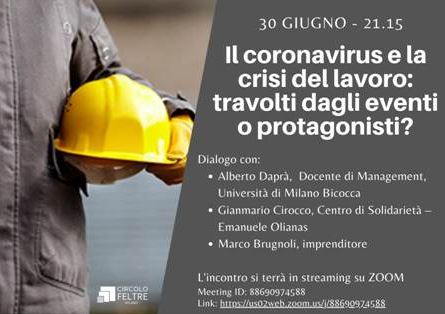 Featured image for “Milano: Il Coronavirus e la crisi del lavoro”