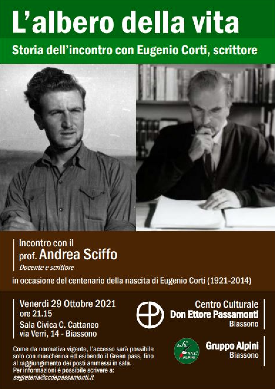 Featured image for “Biassono (Mb): L’incontro con Eugenio Corti”