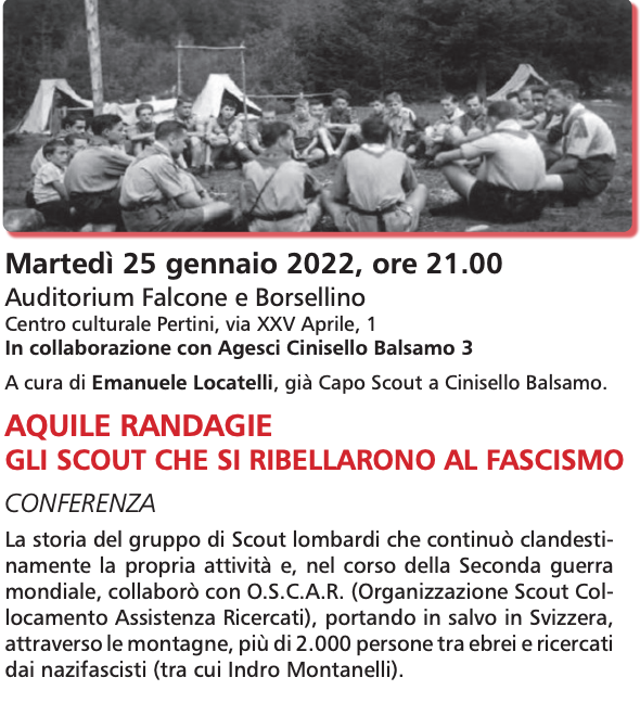Featured image for “Cinisello B.(Mi): Gli Scout che si ribellarono al fascismo”