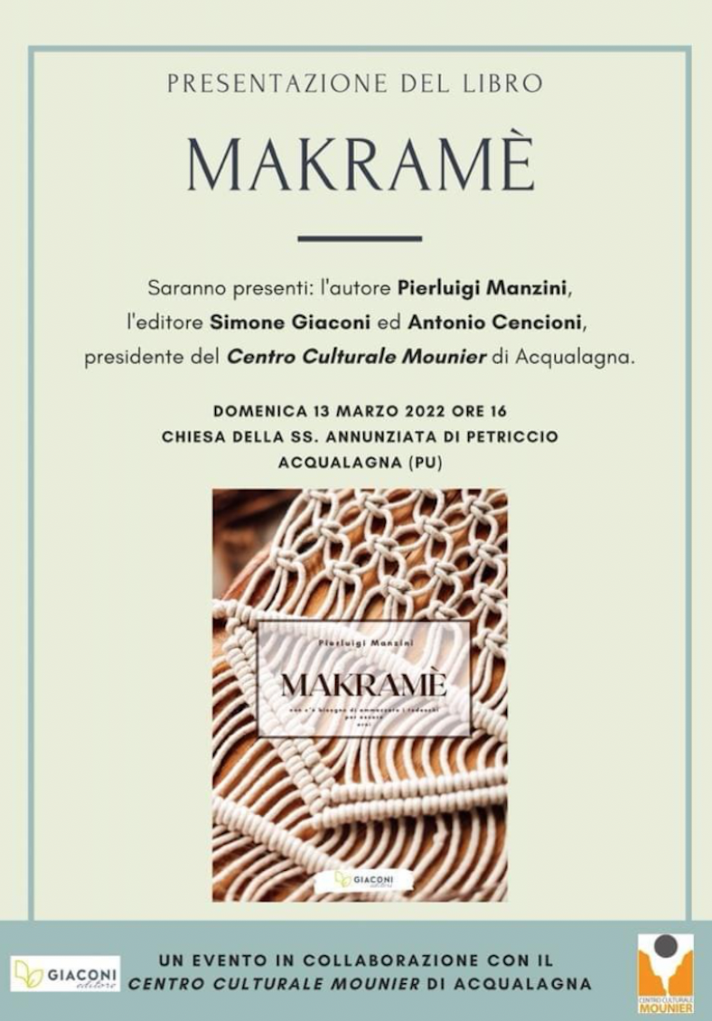 Featured image for “Acqualagna (Pu): Makramè”