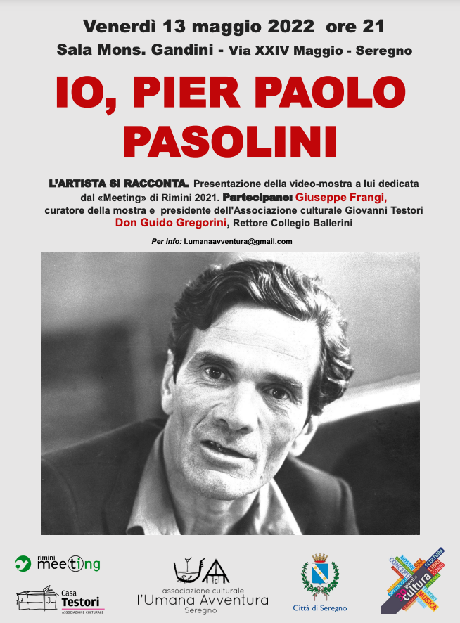 Featured image for “Seregno (Mb): Io, Pier Paolo Pasolini”