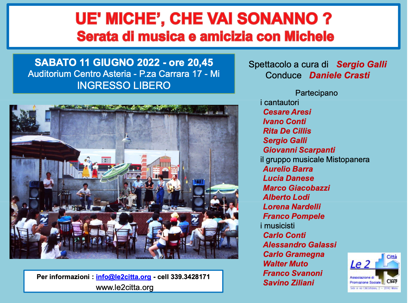 Featured image for “Milano: Eè michè, che vai sonanno?”