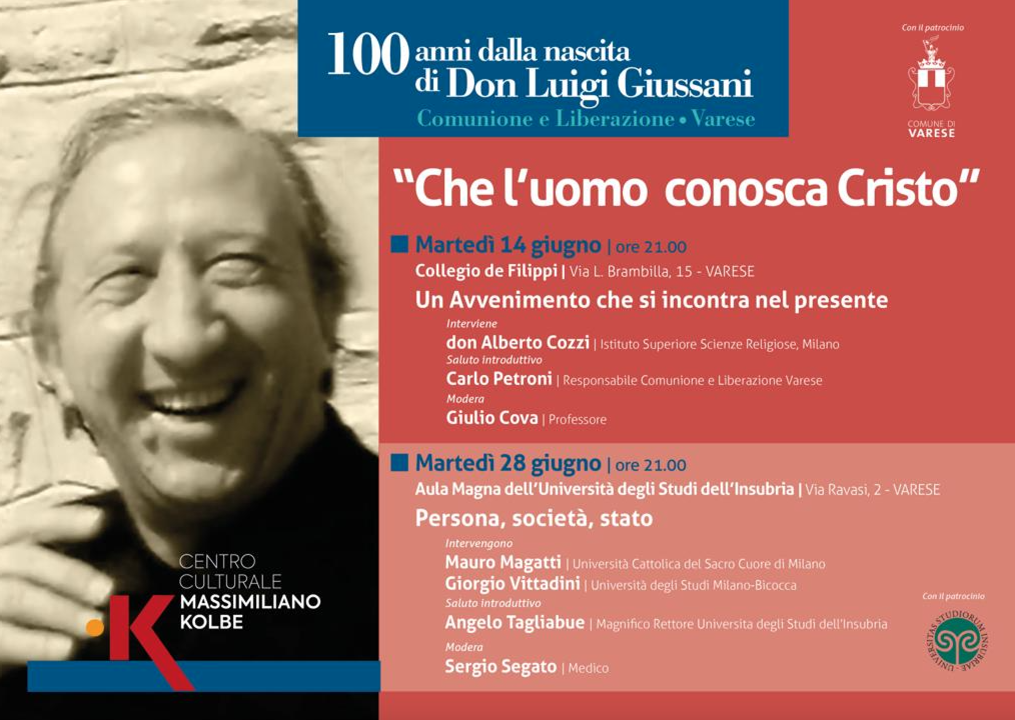 Featured image for “Varese: Centenario don Giussani”