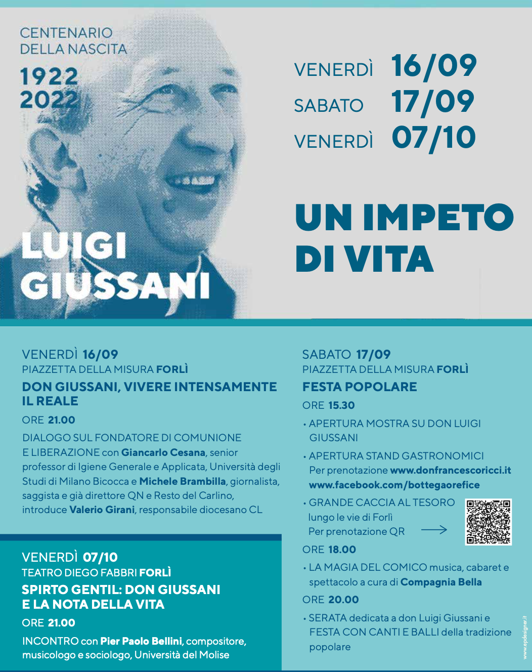 Featured image for “Forlì: Luigi Giussani. Un impeto di vita”