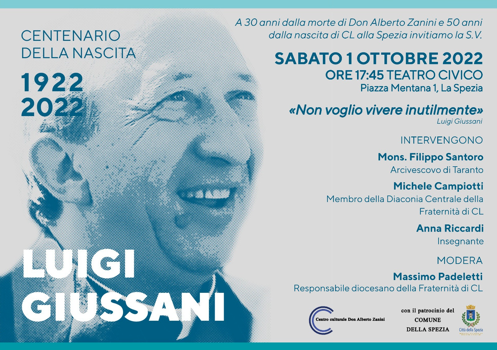 Featured image for “La Spezia: Centenario Luigi Giussani”