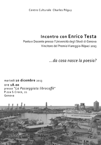 Featured image for “Genova: Da cosa nasce la poesia?”