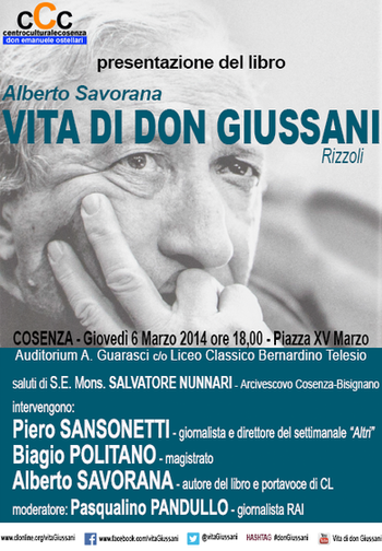 Featured image for “Cosenza: Vita di don Giussani”