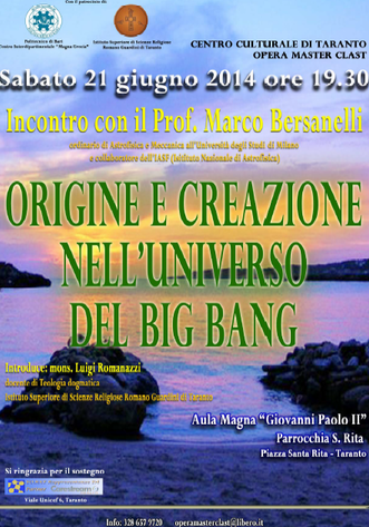 Featured image for “Taranto: Origine e creazione nell’Universo”