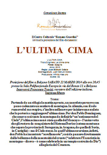 Featured image for “Bolzano: L’Ultima Cima”