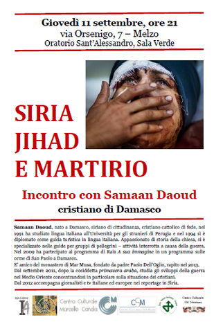 Featured image for “Melzo (Mi): Siria, Jihad e martirio”