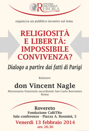 Featured image for “Rovereto (Tn): Religiosità e Libertà. Impossibile convivenza?”