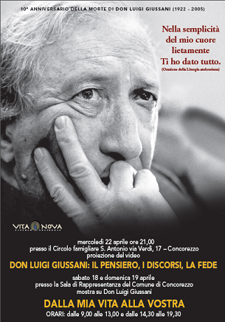Featured image for “Concorezzo (MB): Don Giussani, i discorsi la fede”