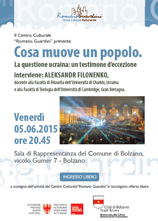Featured image for “Bolzano: La questione ucraina. Cosa muove un popolo”
