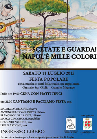 Featured image for “Cassano Magnago (Va): Napul’è mille colori”