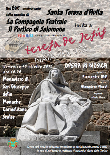 Featured image for “Rapallo (Ge): Teresa de Jusus. Nata per voi”