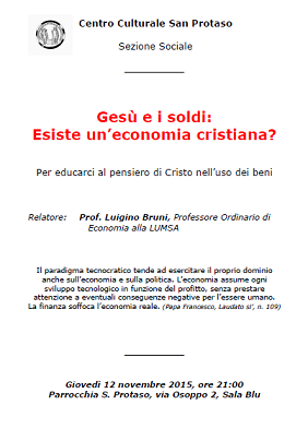 Featured image for “Milano: Esiste un’economia cristiana?”