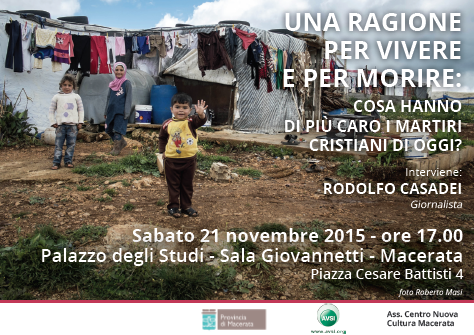 Featured image for “Macerata: Una ragione per vivere e per morire”