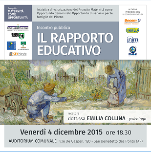 Featured image for “San Benedetto del Tronto (AP): Il rapporto educativo”