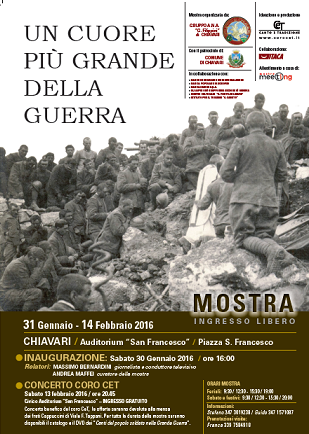 Featured image for “Chiavari (Ge): Un cuore più grande della guerra”