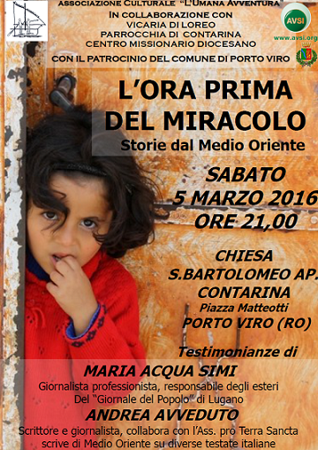 Featured image for “Porto Viro (Ro): L’ora prima del miracolo”