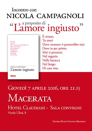 Featured image for “Macerata: L’amore ingiusto”