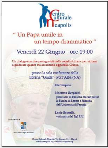 Featured image for “Napoli: Un Papa umile in un tempo drammatico”