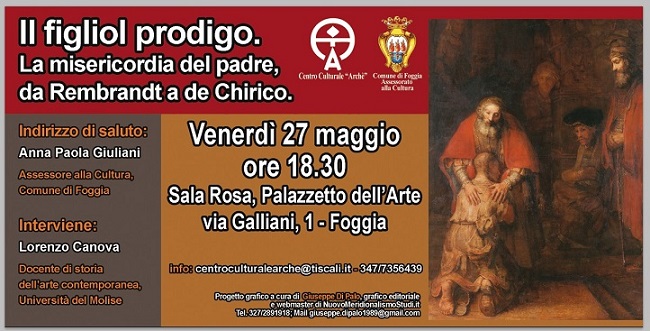 Featured image for “Foggia: La misericordia, da Rembrandt a de Chirico”
