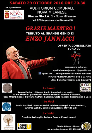 Featured image for “Nova Milanese (Mi): Grazie maestro”