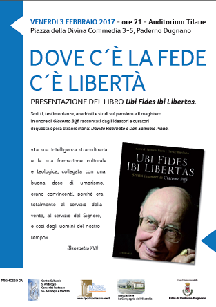 Featured image for “Paderno Dugnano (Mi):  Dove c’è fede c’è libertà”