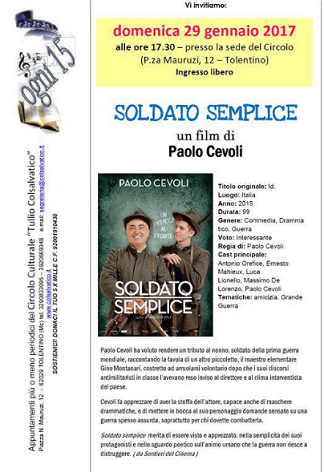 Featured image for “Tolentino (Mc): Soldato semplice”