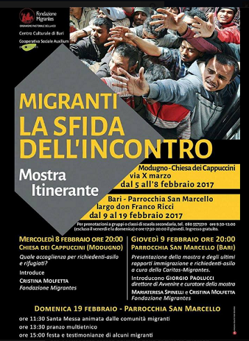 Featured image for “Bari: Migranti, la sfida dell’incontro”